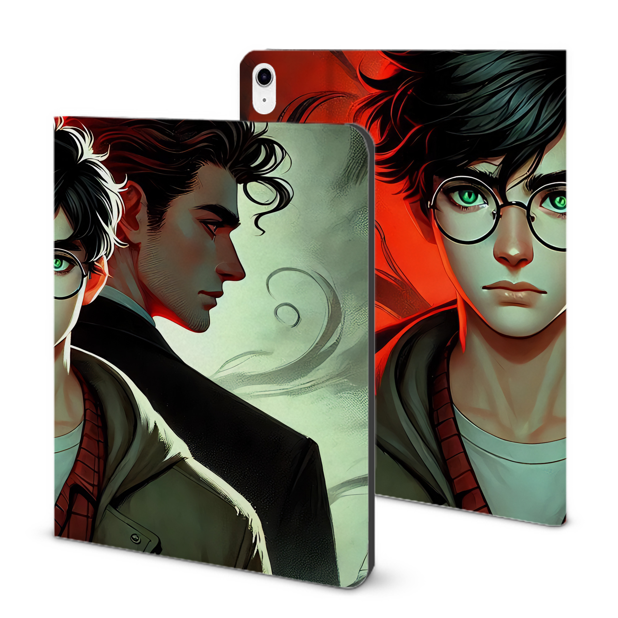 （画像用） Harry Potter ハリー・ポッターシリーズ IPad ケース ブック型 PUレザー TPU 耐衝撃 軽量 薄型 ペン収納なし 全面保護 IPad 各モデル対応